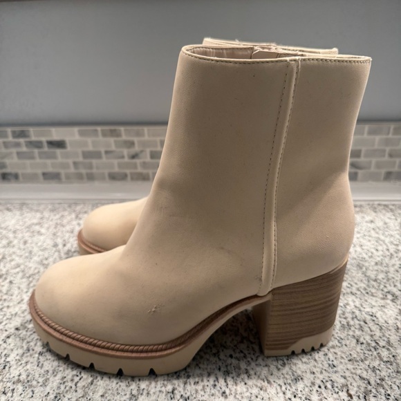 Altar’d State Cream Taupe Chelsea Boots - Picture 4 of 13
